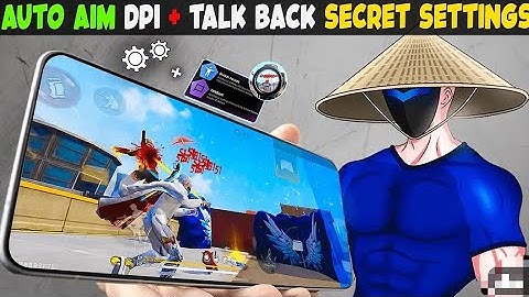 God Level Android Mobile Settings | TalkBack Auto Headshot Setting | Sensitivity +Dpi | Free Fire