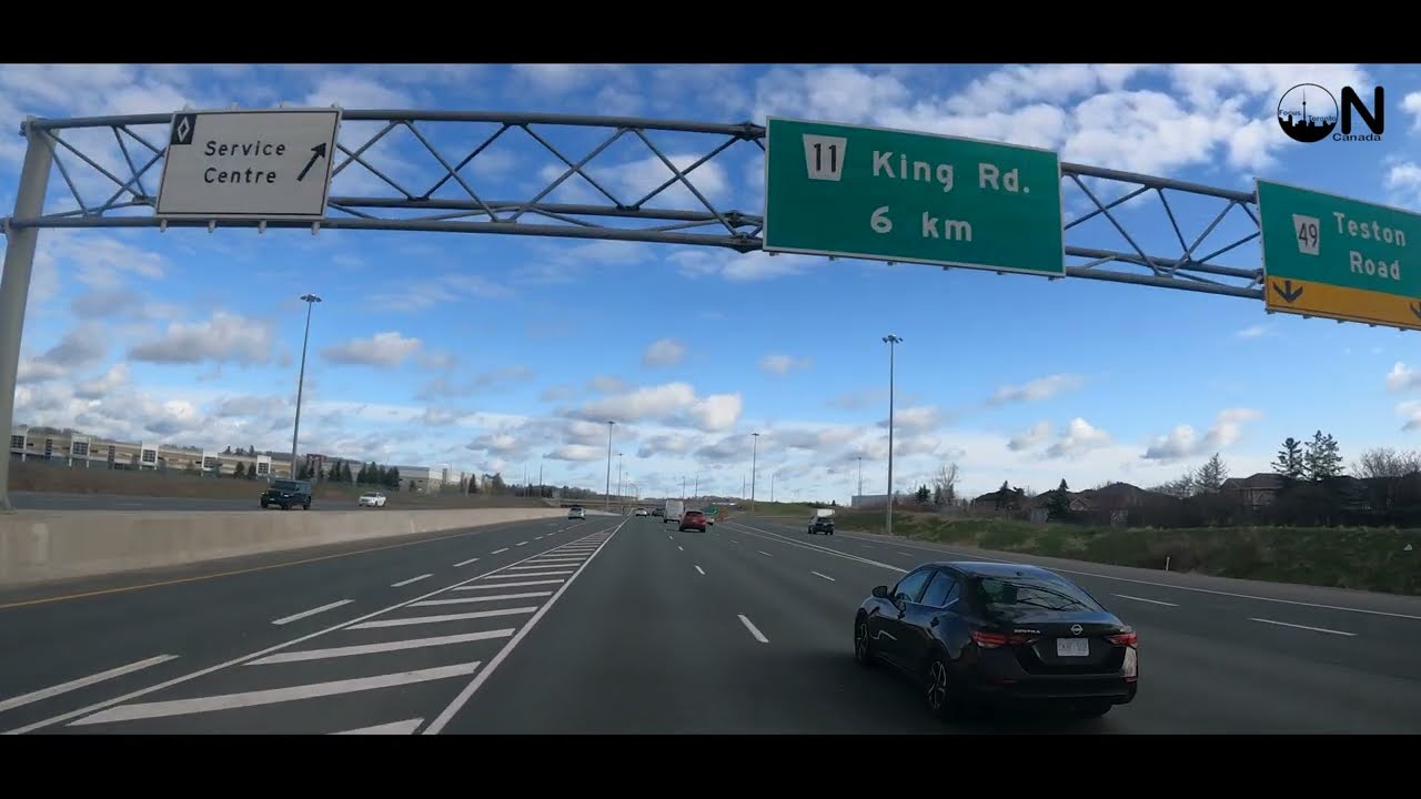 Ontario 🇨🇦 | Driving from Allen Road North to Barrie | Classic Music