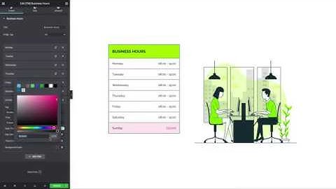 TM Elementor Addons - Business Hours