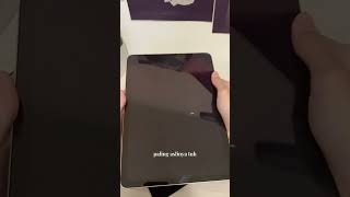 UNBOXING IPAD ACCESORIES || How To Put Your Own IPAD Screen Protector At Home #kcshorts