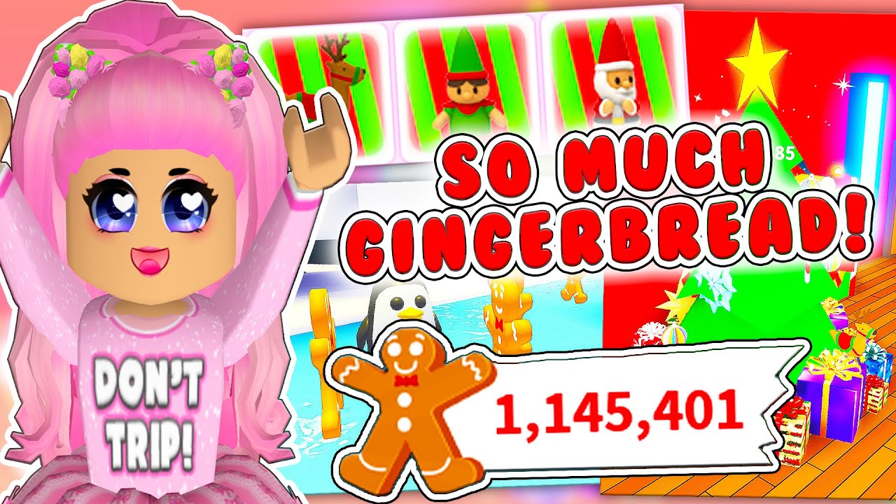 How To Get Unlimited Gingerbread Super Easy All Ways To Get Gingerbread In Roblox Adopt Me Youtube - roblox adopt me how to get ginger gingerbread man