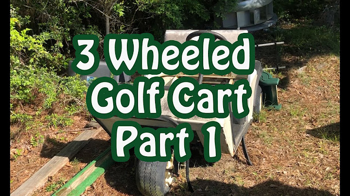 Ezgo 3 wheel golf cart for sale