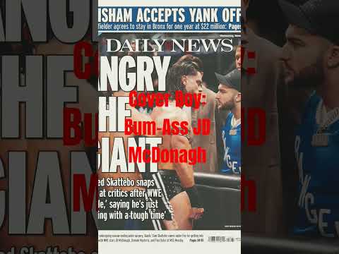 جي دي ماكدونا على غلاف إحدى الصحف في نيويورك  