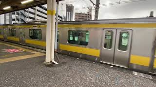 中央総武線E231系0番台稲毛駅発車