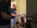 Why did the pan break?
