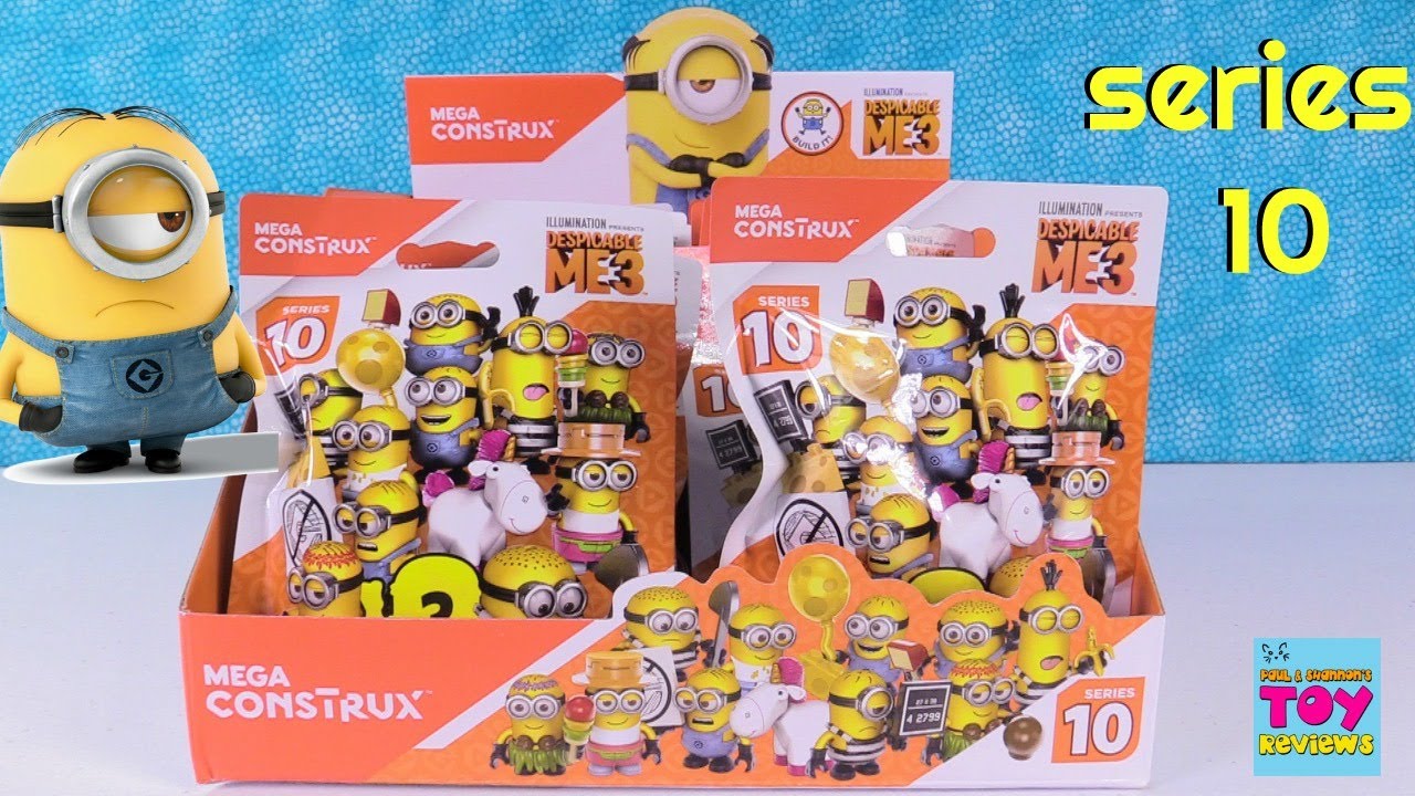 6x MEGA Construx Despicable Me Minions Series 12 Blind Bags Mystery for sale online