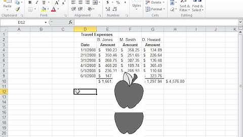 Excel 2010 Remove the Alignment of Drawing Objects that are Stacked on Top of Each Other