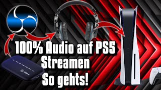 PS5 mit Elgato und Sound auf OBS streamen! So gehts mit optischem Eingang!│PS5 Streamtutorial