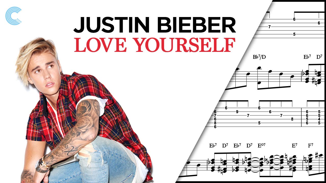 Justin bieber love yourself. Love yourself Justin Bieber Ноты. Justin Bieber Love yourself Ноты для ансамбля. Love yourself Bass Notes.