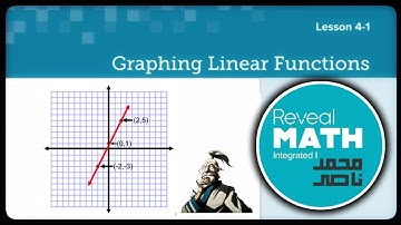 Reveal math integrated 1 - L4-1 Graphing Linear Function