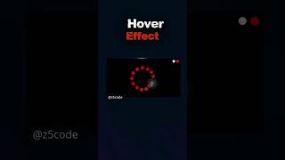 hover effect with cursor 💫 🔴 #z5code #css #hovereffects #shorts #webdesign #frontend #javascript