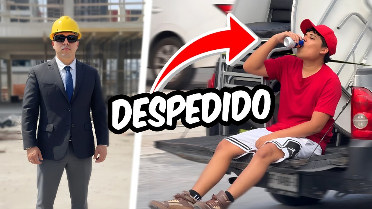 BROMA LE CONSIGO SU PRIMER TRABAJO A MI PRIMO Y LO CORREN EL MISMO DÍA 😂