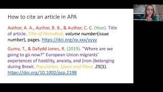 Using Citations in Academic Papers
