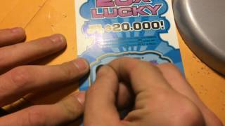 2 $5 20x Lucky scratch tickets? Did we get a win?!?