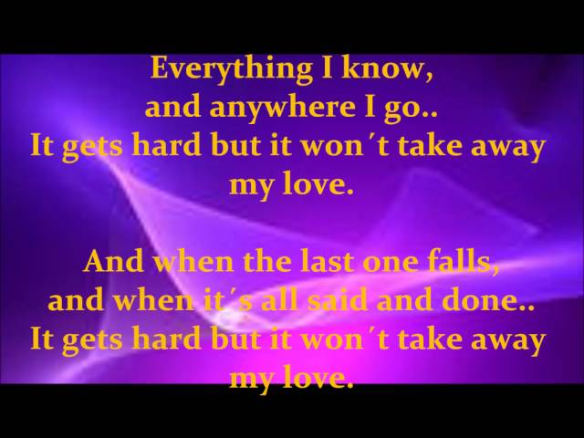 3 Doors Down - Here without you (with lyrics) class=