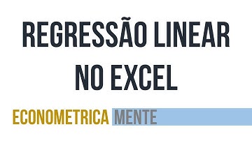 Regressão Linear no Excel