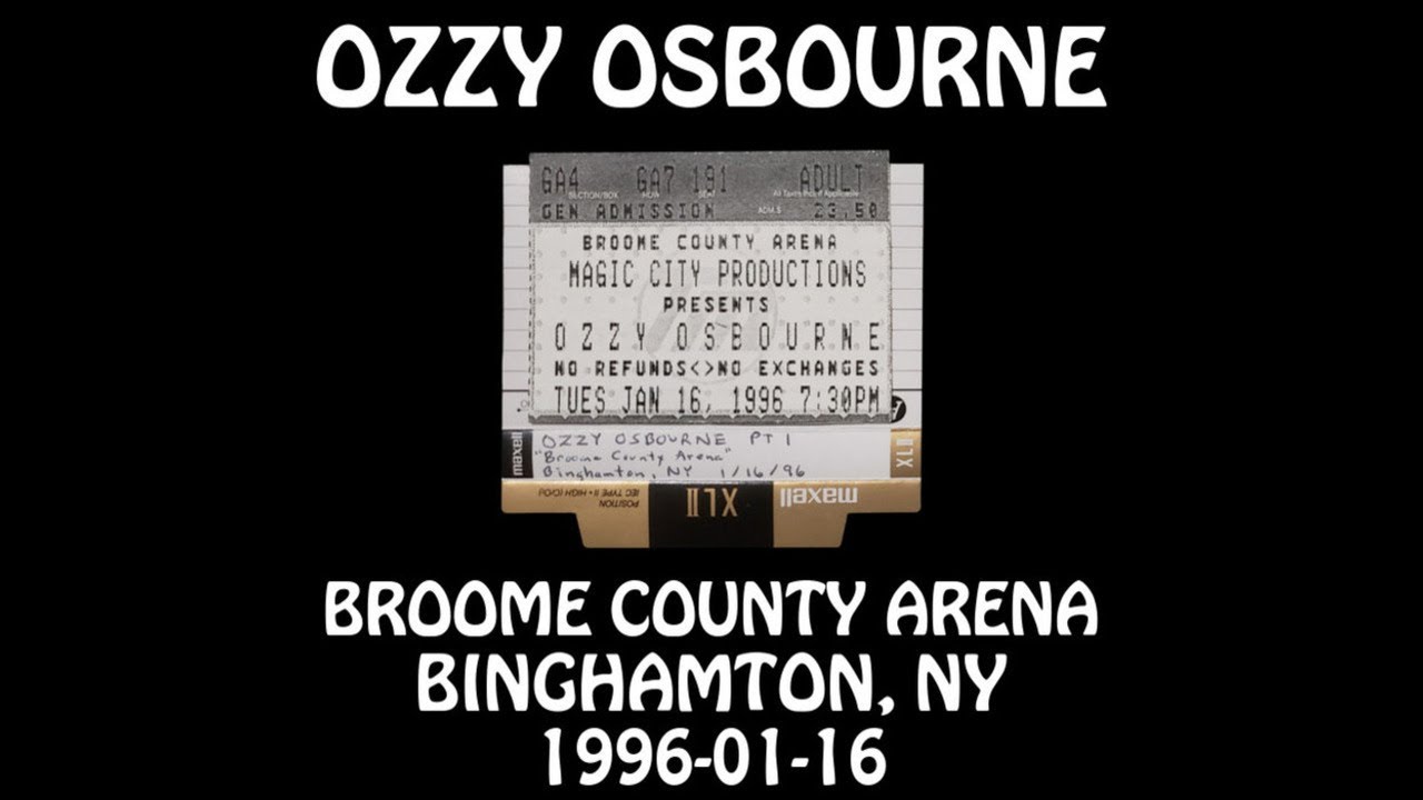 Ozzy Osbourne - 1996-01-16 - Binghamton, NY @ Broome County Arena