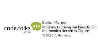 Famous code.talks 2014 - Machine Learning mit künstlichen Neuronalen Netzen in Clojure (Stefan Richter) Wealth