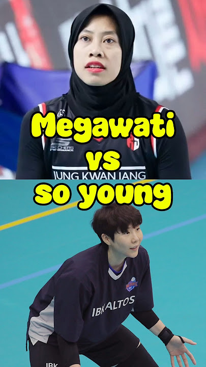 Megawati vs Lee So Young Saling adu bloking #megawatihangestri #megawati #volleyball