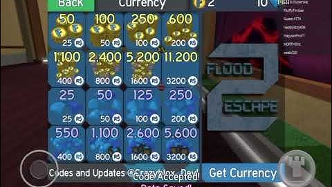 [CODE] How to Get 10 Gems in Flood Escape 2!!