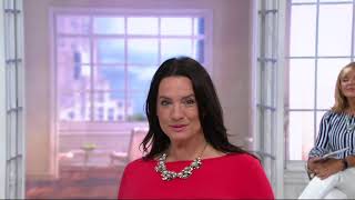 Susan Graver Print & Solid Set of 2 Liquid Knit Tops on QVC
