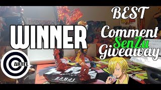 Sanji Statue Giveaway Winner