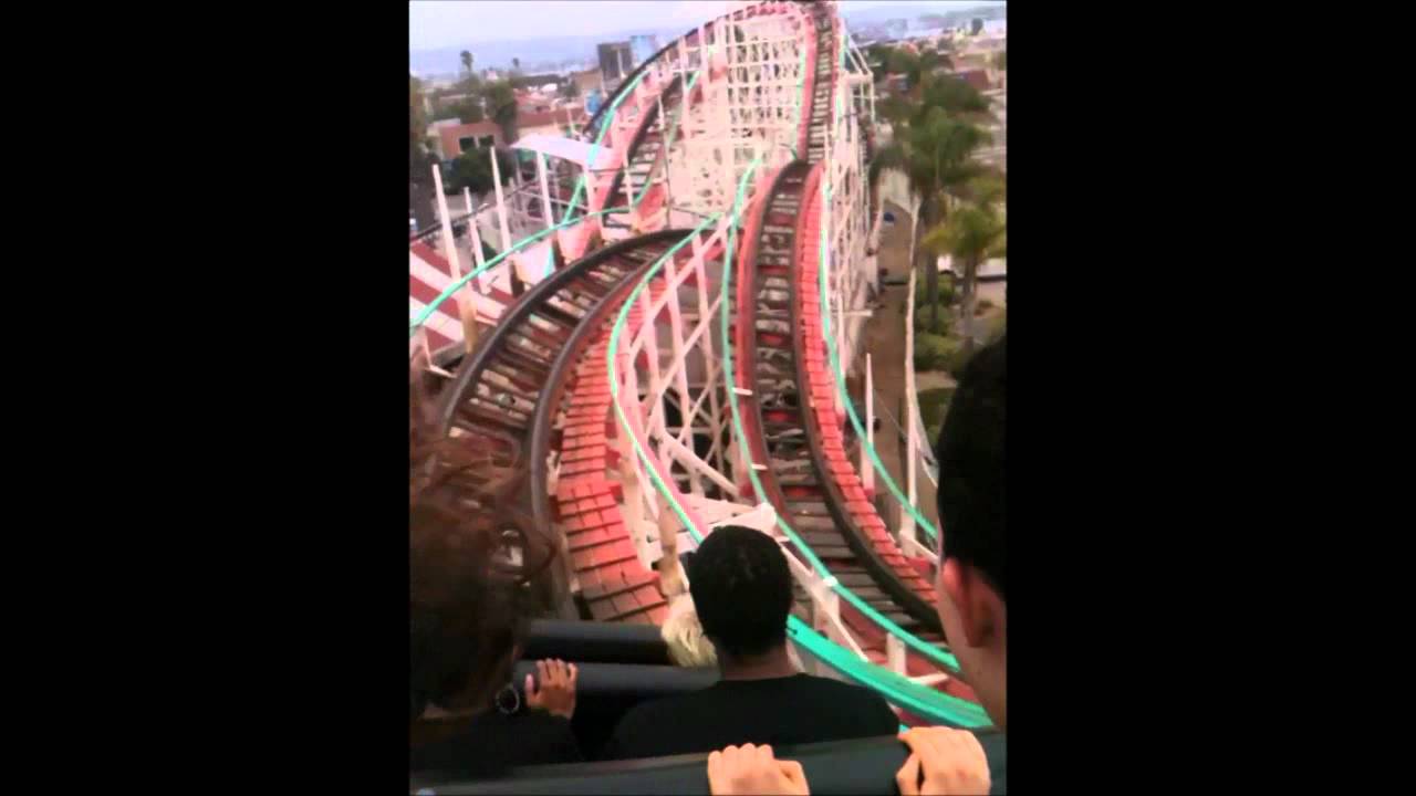 TOO FUNNY! The Big Dipper Roller Coaster Belmont Park, San Diego