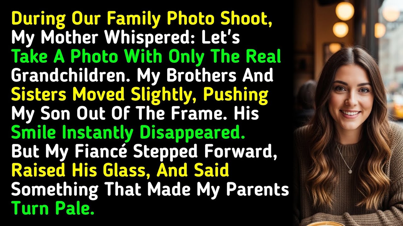 During Our Family Photo Shoot, My Mother Whispered: Let's Take A Photo With Only The Real Gran... 