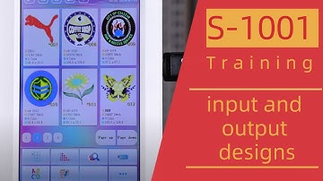 Smartstitch Embroidery Machine S1001 input and output designs