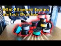 Mini Filament Spulen einfach drucken (Deko oder Farbmuster) | 3D Prints