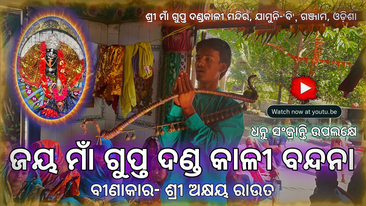 JAY MAA GUPTA KALI BANDANA AKHYA ROUT JAMUNI b #berhampur #odisha #dandanacha #kali #maa #viralvideo