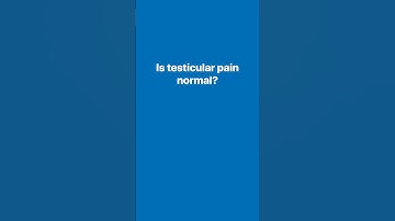 Is testicular pain normal? #MENtionIt