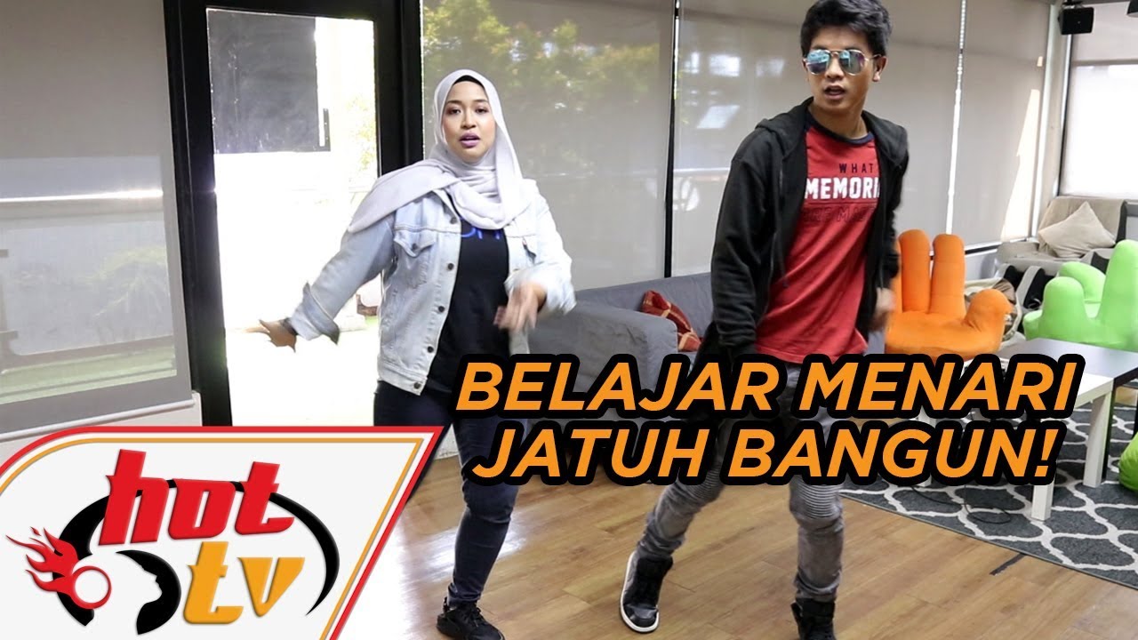 HAQIEM RUSLI ajar menari step Jatuh Bangun