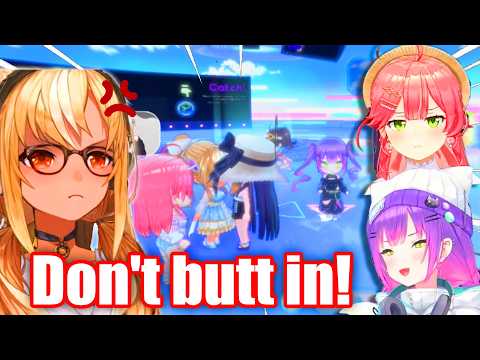 Towa and Miko teases Flare when they saw her being TeeTee with Ina 【HoloEN】