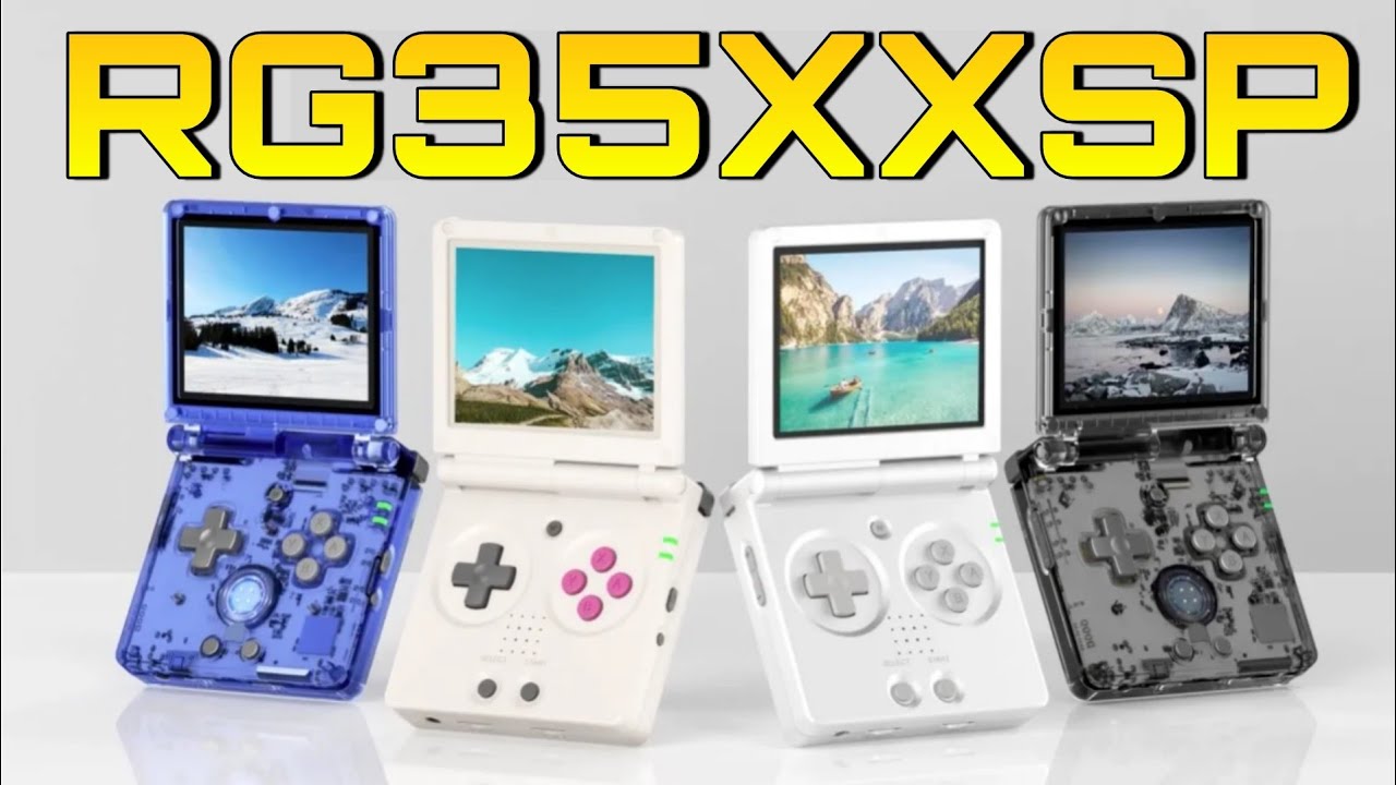 NOVO RG35XXSP É O GBA SP BOMBADO DA ANBERNIC - YouTube