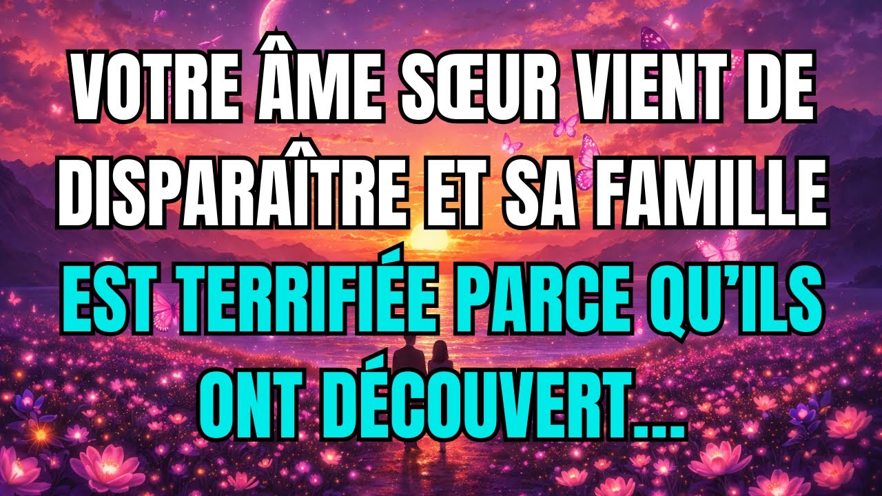 Les anges disent que Votre âme sœur vient de disparaître et sa famille est terrifiée parce qu’ils...