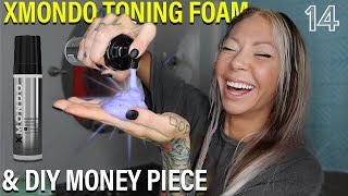 trying brad mondos new toning foam + diy money piece