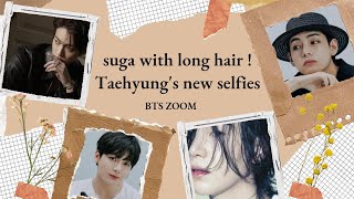 suga with long hair !! | jin photos for astronaut song ! | bts especial 8 photo folio.
