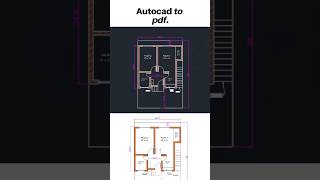 Autocad to PDF . plan #autocad