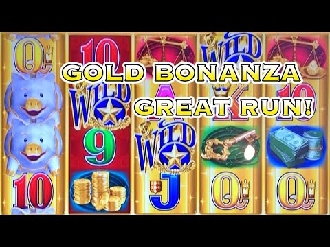 Gold Bonanza Slot: GREAT RUN on Max Bet!