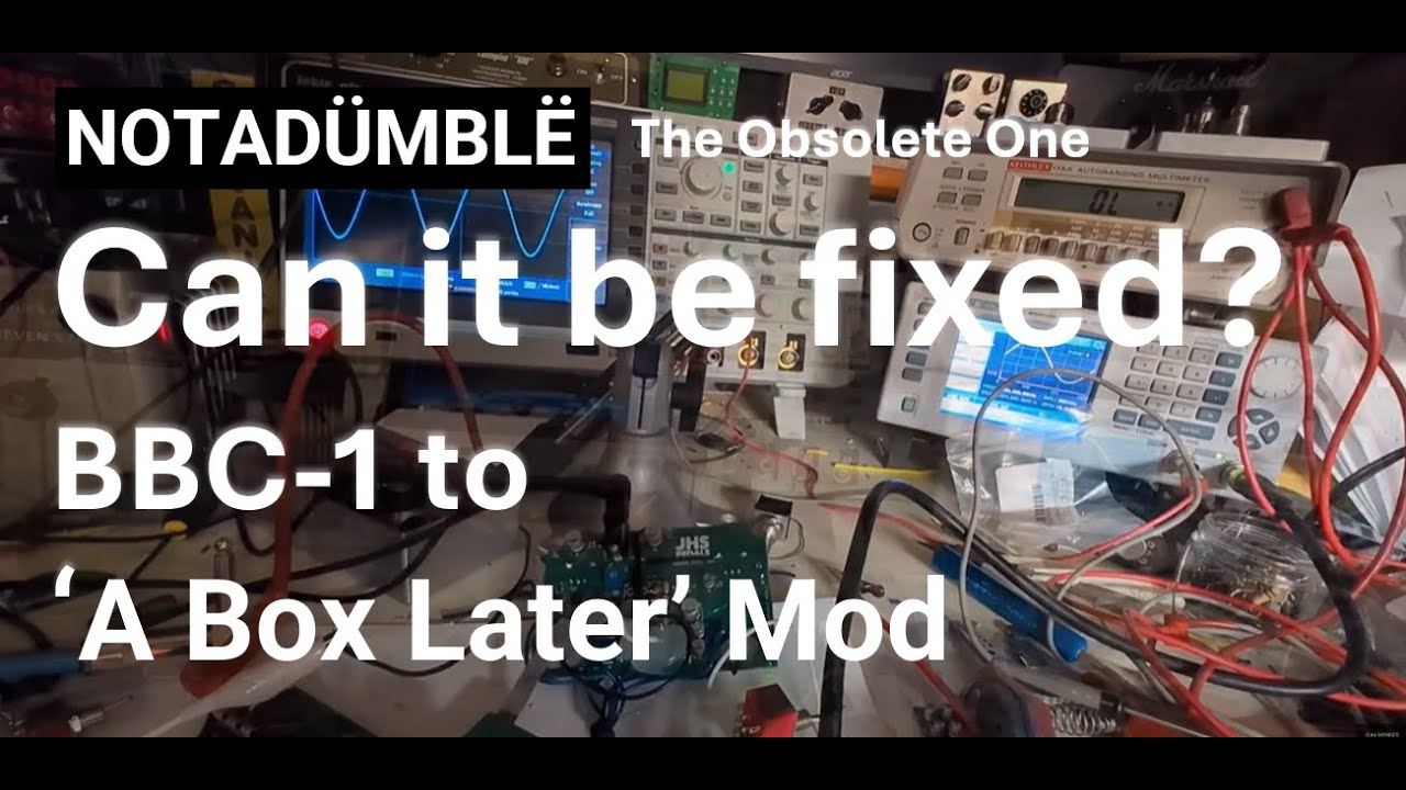 Can it be fixed? #NOTADÜMBLË, Clean Channel - converting BBC-1 to 'A ...