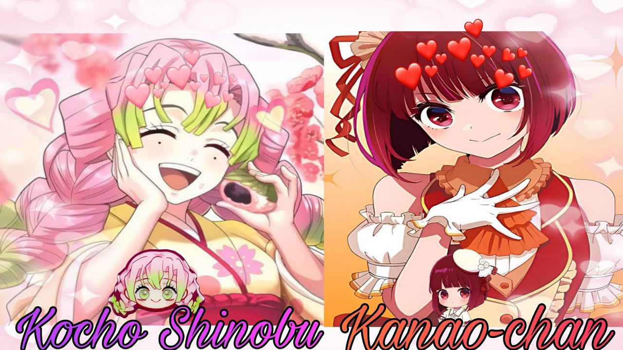 Private collab with @Kanao_chaaan 💕 || Mitsuri🍡 (Demon slayer) and Arime Kana🌟 (Oshi no ko) ||