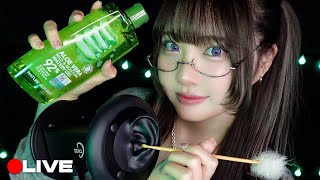 【ASMR】耳かき&マッサージしながら囁きおしゃべり👂💚(3h,150万人ありがとうございます！)