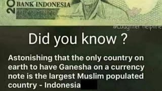 Lord Ganesha indonesia Rupiah 1998 Banknote Beautiful World Currency