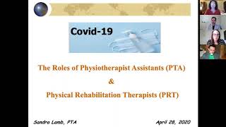 Cross Canada Checkup - Session 8 - The Role of PTAs and PRTs During the COVID-19 Pandemic in Canada