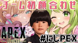 【APEX】#にじPEX チーム初顔合わせ！第一話『出会い』【森中花咲/にじさんじ所属 】