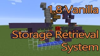 Minecraft 1.8 Vanilla Mass Storage Retrieval - Work in Progress