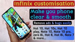 How to customize Infinix phone and make clear & smooth | remove bugs, ads & useless notification 😳 screenshot 4
