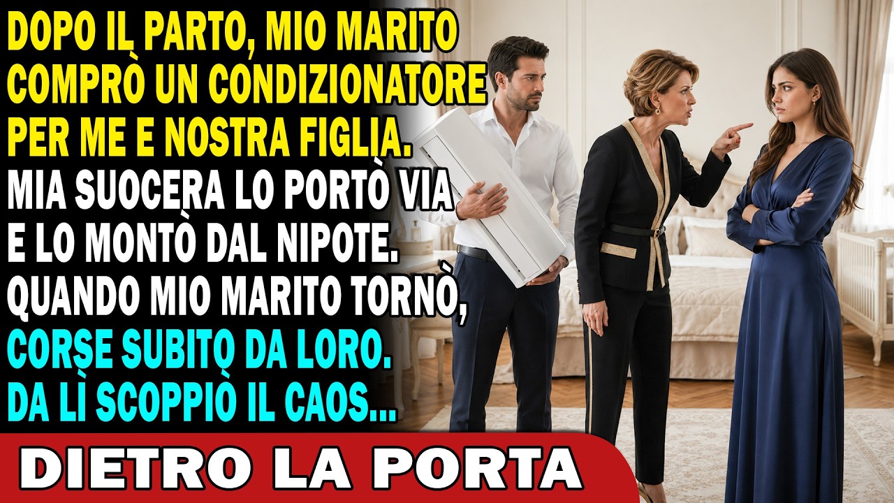 Mio marito aveva comprato un condizionatore per me e la nostra bambina appena nata, che soffriva il caldo di luglio. Quando i tecnici arrivarono, mia suocera li bloccò al cancello e, senza nemmeno...