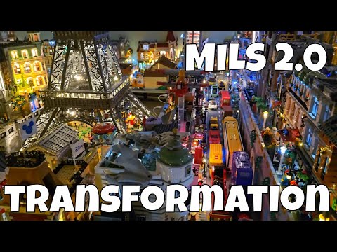 Transforming Lego City With Mils 2.0: Deconstruction To Exciting End Result #legomils #legoroom